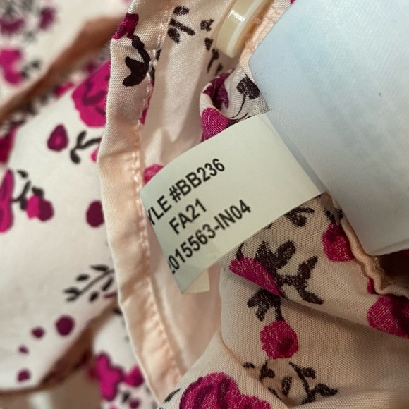 J. Crew Budding Floral Puff Sleeve Classic Fit Shirt - Picture 9 of 9